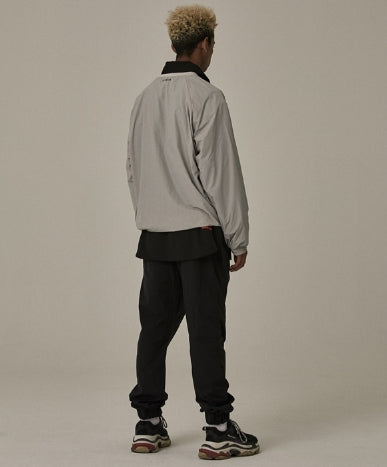 オベルー(OVERR) 18FW RUSTLING GRAY WINDCHEATER