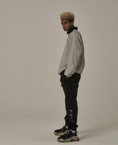 オベルー(OVERR) 18FW RUSTLING GRAY WINDCHEATER