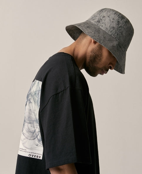 オベルー(OVERR) 18SU WATER WASHING GRAY BUCKET HAT