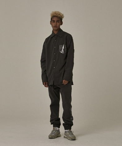オベルー(OVERR) 18FW GRAY JOGGER PANTS