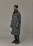 オベルー(OVERR) 17SS GRAY CAMO ZIPPER COAT