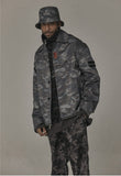 オベルー(OVERR) 17SS GRAY CAMO ZIPPER COAT