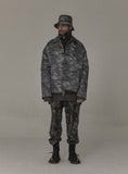 オベルー(OVERR) 17SS GRAY CAMO ZIPPER COAT