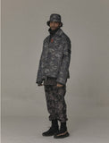 オベルー(OVERR) 17SS GRAY CAMO ZIPPER COAT