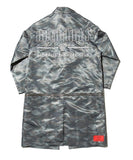 オベルー(OVERR) 17SS GRAY CAMO ZIPPER COAT