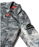 オベルー(OVERR) 17SS GRAY CAMO ZIPPER COAT