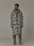 オベルー(OVERR) 17SS BEIGE CAMO ZIPPER COAT
