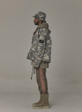 オベルー(OVERR) 17SS BEIGE CAMO ZIPPER COAT