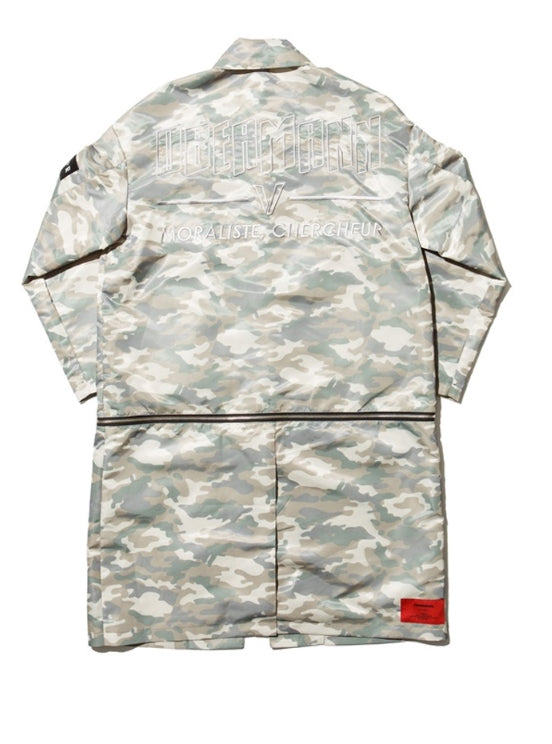 オベルー(OVERR) 17SS BEIGE CAMO ZIPPER COAT