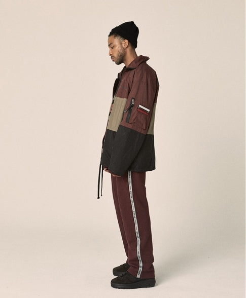 オベルー(OVERR) 17FW 3SCHEME BURGUNDY JACKET