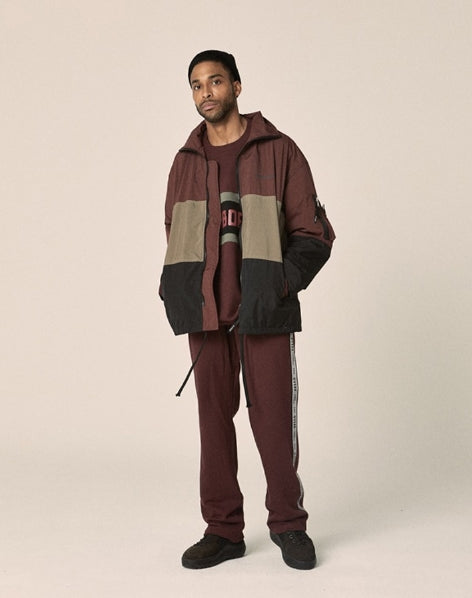 オベルー(OVERR) 17FW 3SCHEME BURGUNDY JACKET