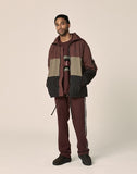 オベルー(OVERR) 17FW 3SCHEME BURGUNDY JACKET