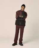 オベルー(OVERR) 17FW 3SCHEME BURGUNDY JACKET