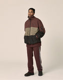 オベルー(OVERR) 17FW 3SCHEME BURGUNDY JACKET