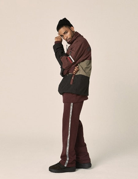 オベルー(OVERR) 17FW 3SCHEME BURGUNDY JACKET