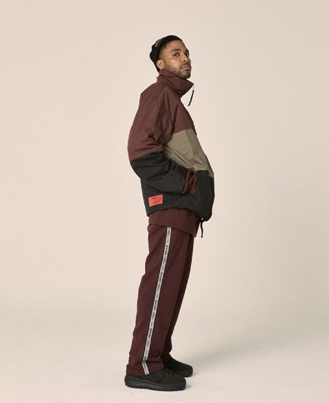 オベルー(OVERR) 17FW 3SCHEME BURGUNDY JACKET