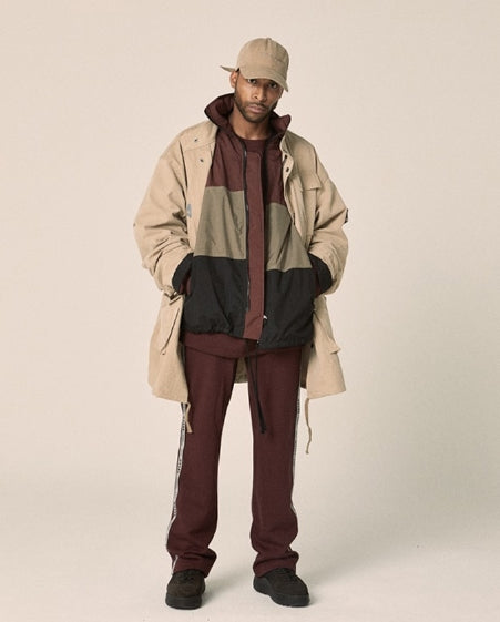 オベルー(OVERR) 17FW 3SCHEME BURGUNDY JACKET