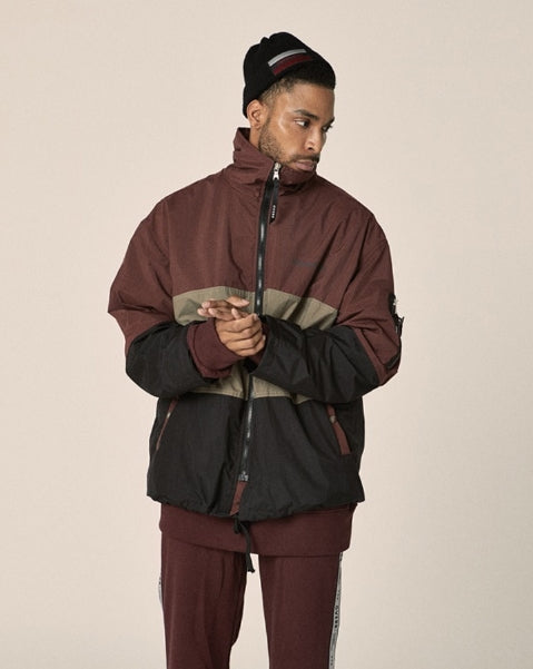オベルー(OVERR) 17FW 3SCHEME BURGUNDY JACKET