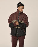 オベルー(OVERR) 17FW 3SCHEME BURGUNDY JACKET