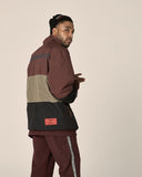 オベルー(OVERR) 17FW 3SCHEME BURGUNDY JACKET