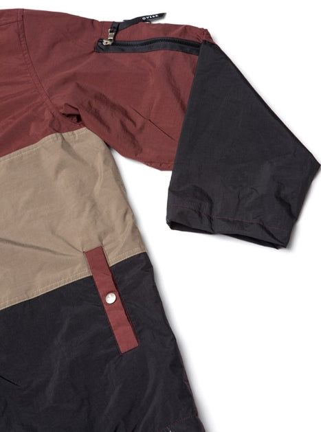 オベルー(OVERR) 17FW 3SCHEME BURGUNDY JACKET