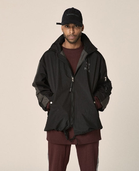 オベルー(OVERR) 17FW ARM SCHEME BLACK JACKET