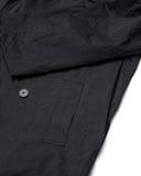 オベルー(OVERR) 17FW COATING BLACK TRENCH COAT