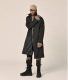 オベルー(OVERR) 17FW PRINTING BLACK COAT