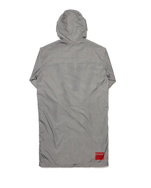 オベルー(OVERR) WASHING GRAY V RAIN COAT