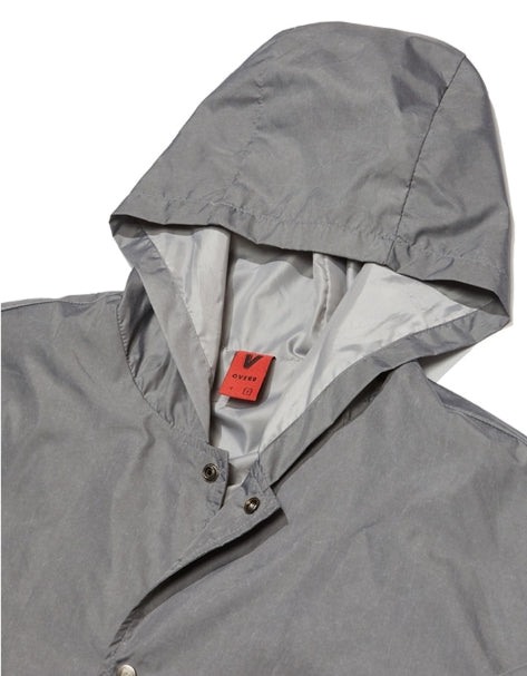 オベルー(OVERR) WASHING GRAY V RAIN COAT