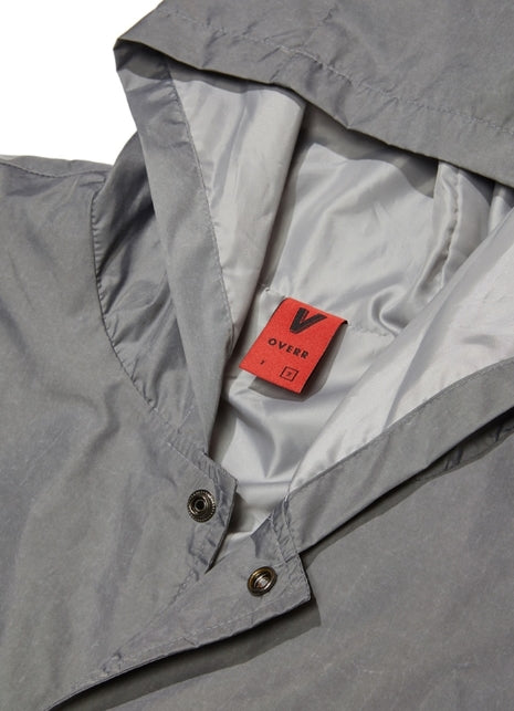 オベルー(OVERR) WASHING GRAY V RAIN COAT