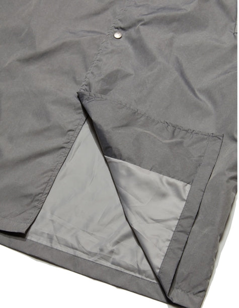 オベルー(OVERR) WASHING GRAY V RAIN COAT