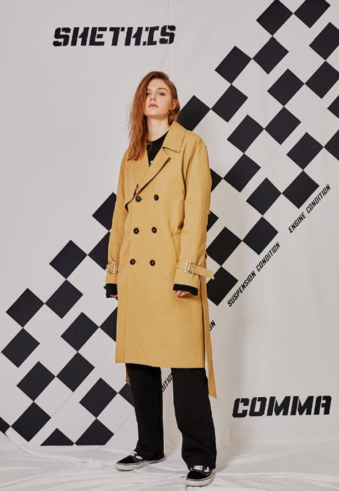 シディスコンマ(SHETHISCOMMA) OVER TRENCH COAT
