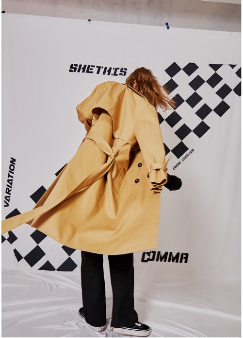 シディスコンマ(SHETHISCOMMA) OVER TRENCH COAT