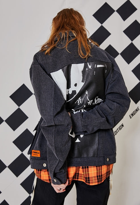 シディスコンマ(SHETHISCOMMA) F1 TRUCKER JACKET