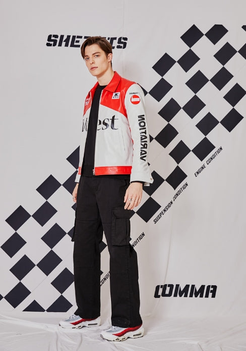 シディスコンマ(SHETHISCOMMA) FORMULA1 LEATHER JAKCET