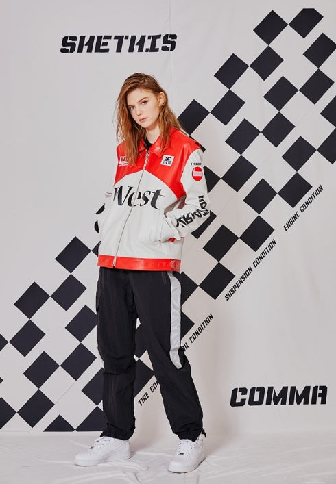 シディスコンマ(SHETHISCOMMA) FORMULA1 LEATHER JAKCET