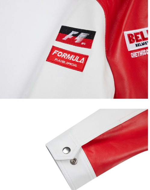シディスコンマ(SHETHISCOMMA) FORMULA1 LEATHER JAKCET