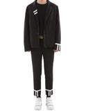 ランベルシオ(LANG VERSIO) 147 Line Club Blazer (BLACK/WHITE)