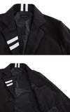 ランベルシオ(LANG VERSIO) 147 Line Club Blazer (BLACK/WHITE)
