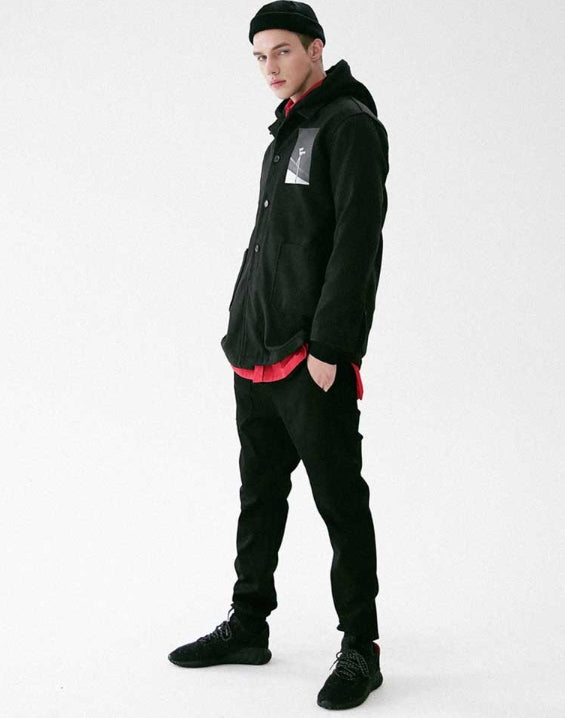 メスノウン(MASSNOUN) OBSERVER SINGLE WOOL COAT MFVCT002-BK