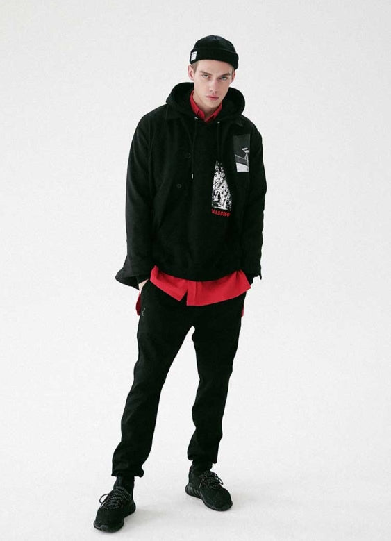 メスノウン(MASSNOUN) OBSERVER SINGLE WOOL COAT MFVCT002-BK