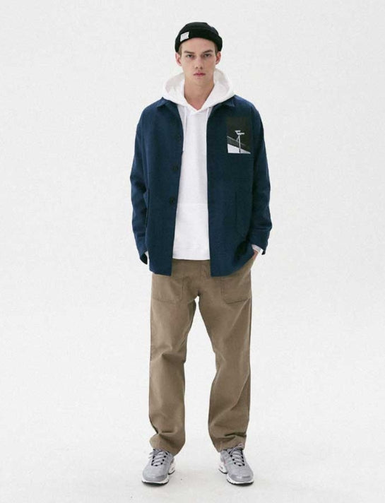 メスノウン(MASSNOUN) OBSERVER SINGLE WOOL COAT MFVCT002-DB