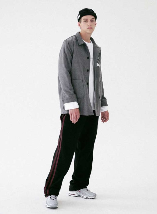 メスノウン(MASSNOUN) OBSERVER SINGLE WOOL COAT MFVCT002-GR