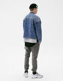 メスノウン(MASSNOUN) GLOBE SCOTCH LOGO COACH JACKET MFVJK003-BK
