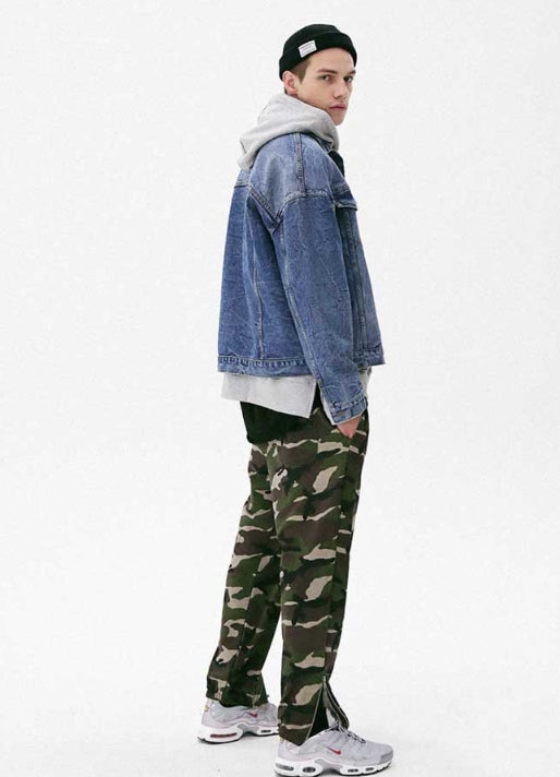 メスノウン(MASSNOUN) GLOBE SCOTCH LOGO COACH JACKET MFVJK003-BK