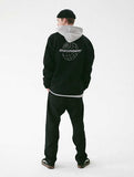 メスノウン(MASSNOUN) GLOBE SCOTCH LOGO COACH JACKET MFVJK003-BK