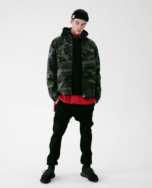 メスノウン(MASSNOUN) GLOBE SCOTCH LOGO COACH JACKET MFVJK003-CM