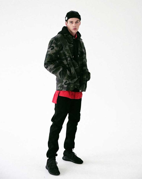 メスノウン(MASSNOUN) GLOBE SCOTCH LOGO COACH JACKET MFVJK003-CM