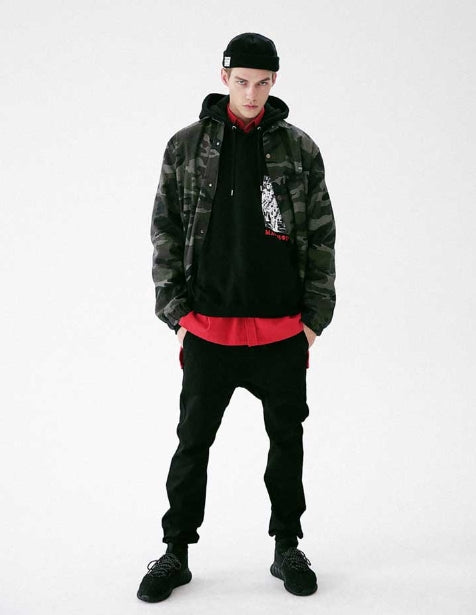 メスノウン(MASSNOUN) GLOBE SCOTCH LOGO COACH JACKET MFVJK003-CM